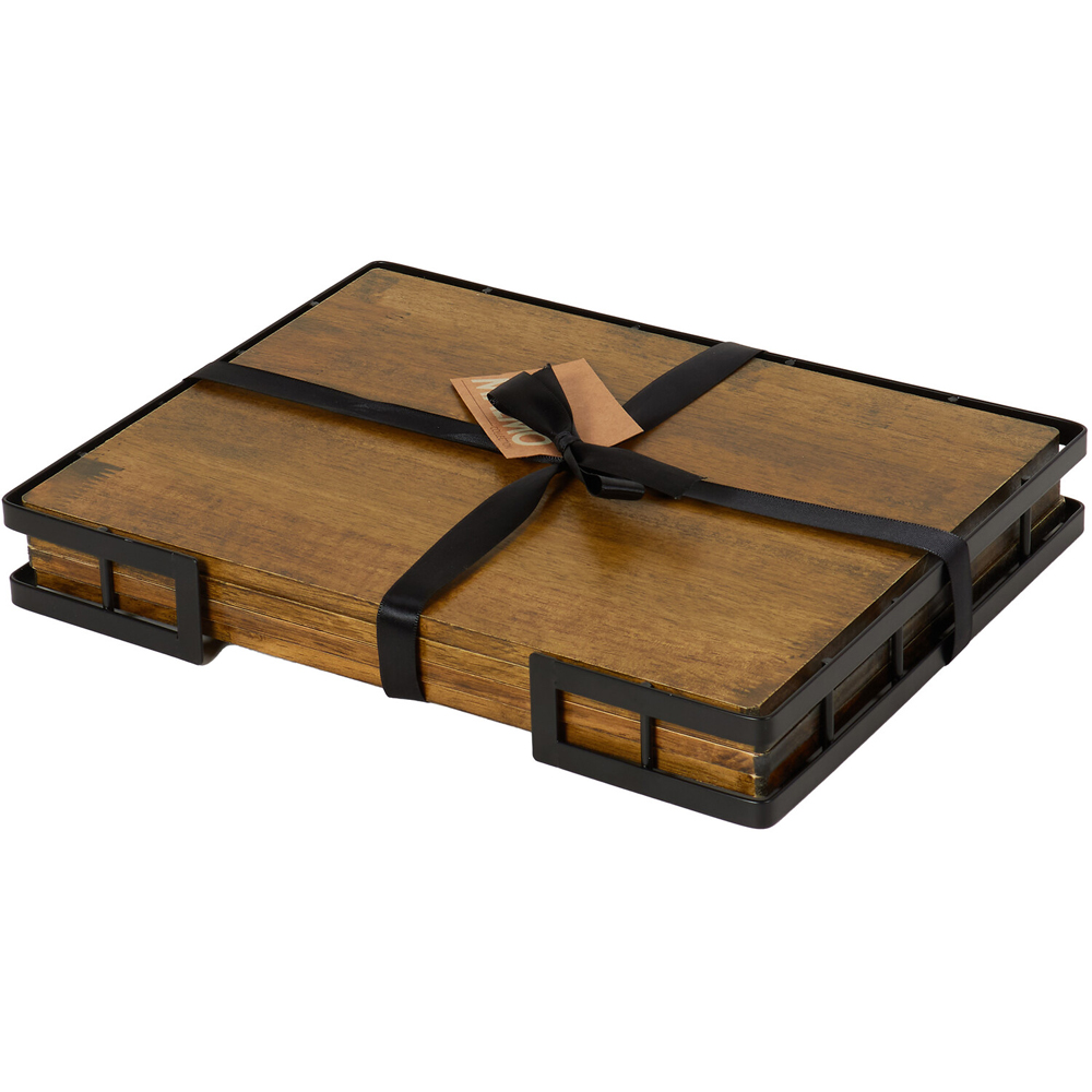 Set of 4 Malmo Placemats - Brown Image 3