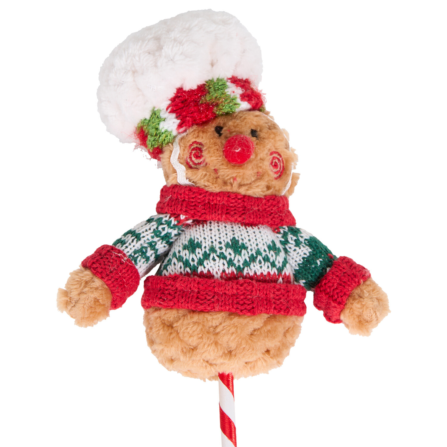 Plush Gingerbread Pick Neutral Image 6