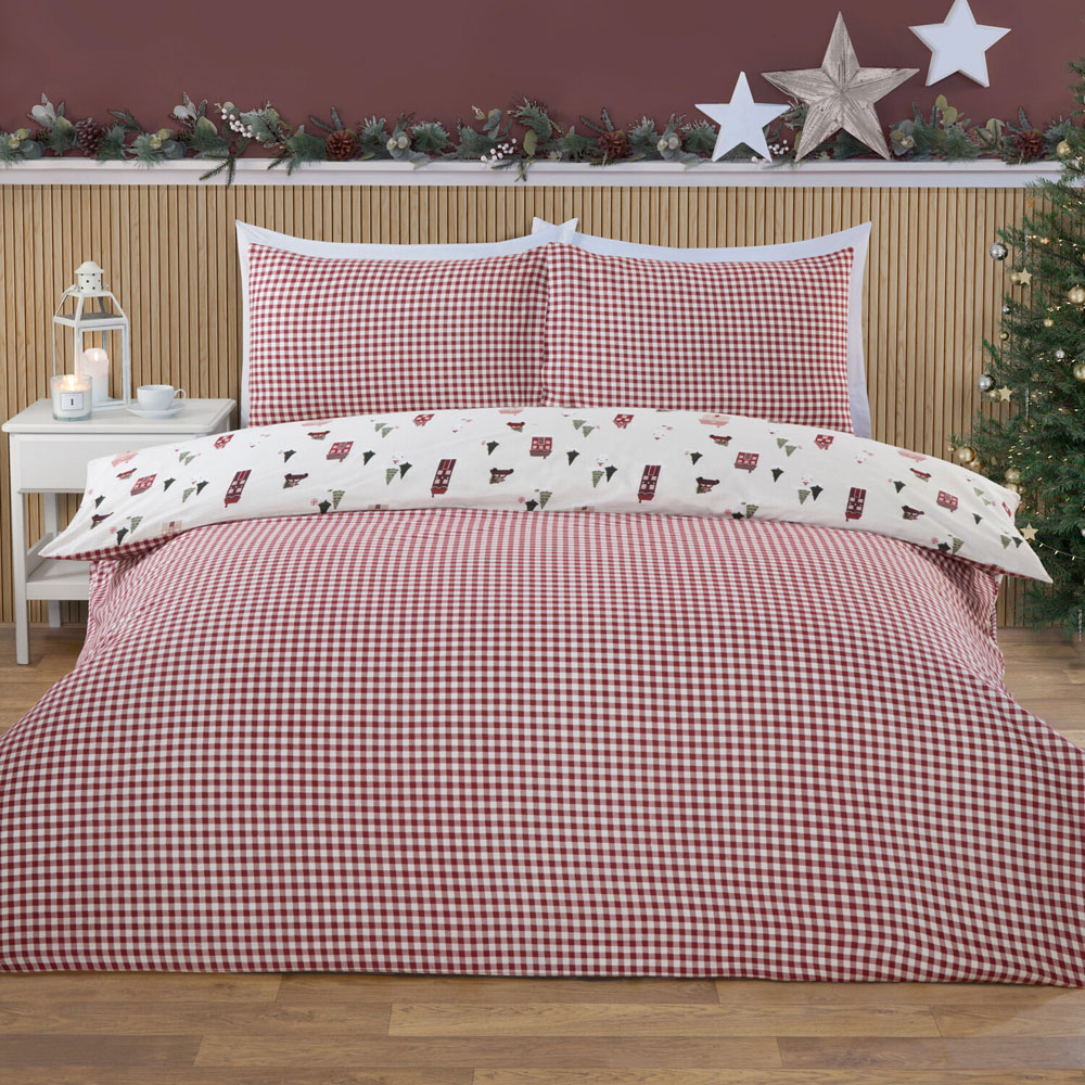 Home for Christmas Duvet Set - Multicolour / Double Image 5