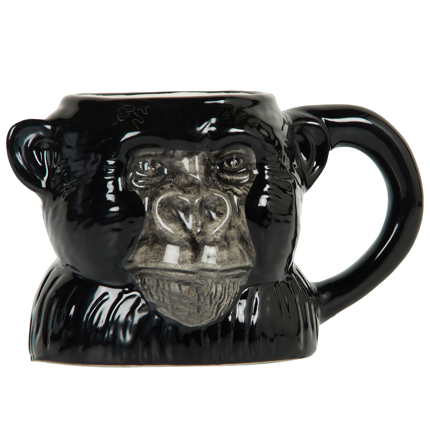 Gorilla Mug - Black Image 3