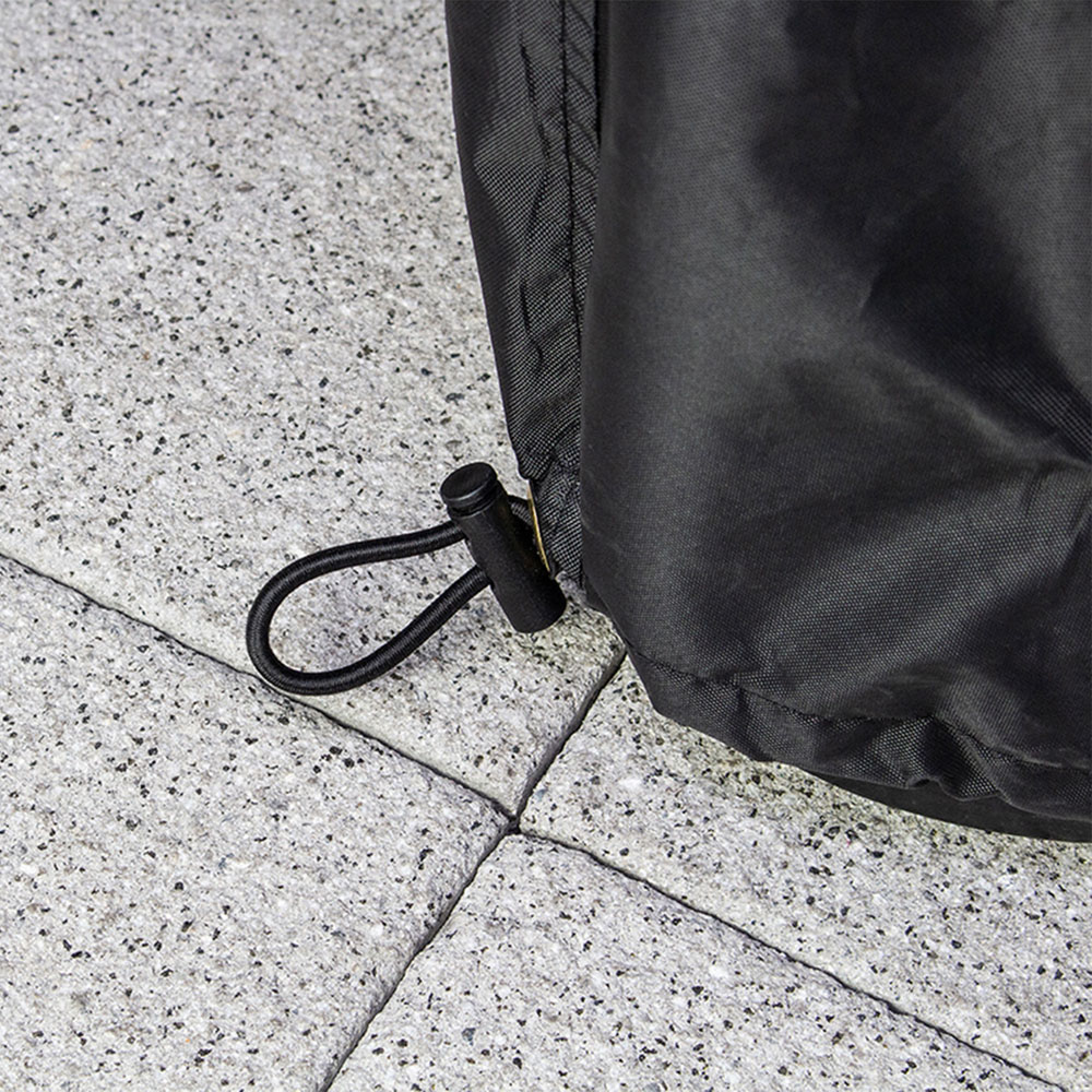 Sahara Black Waterproof 3 Burner BBQ Cover Image 3