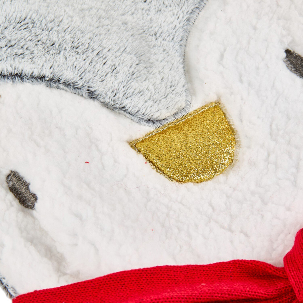 Large Penguin Christmas Stocking White Image 4