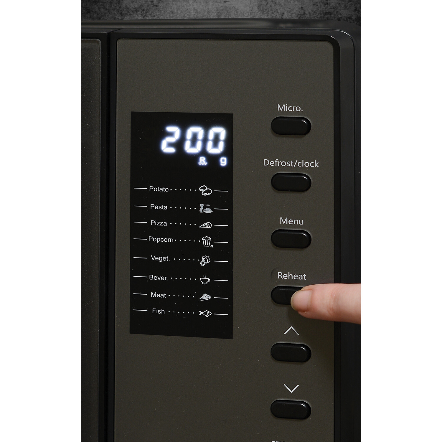 Microwave Black 23L Image 5