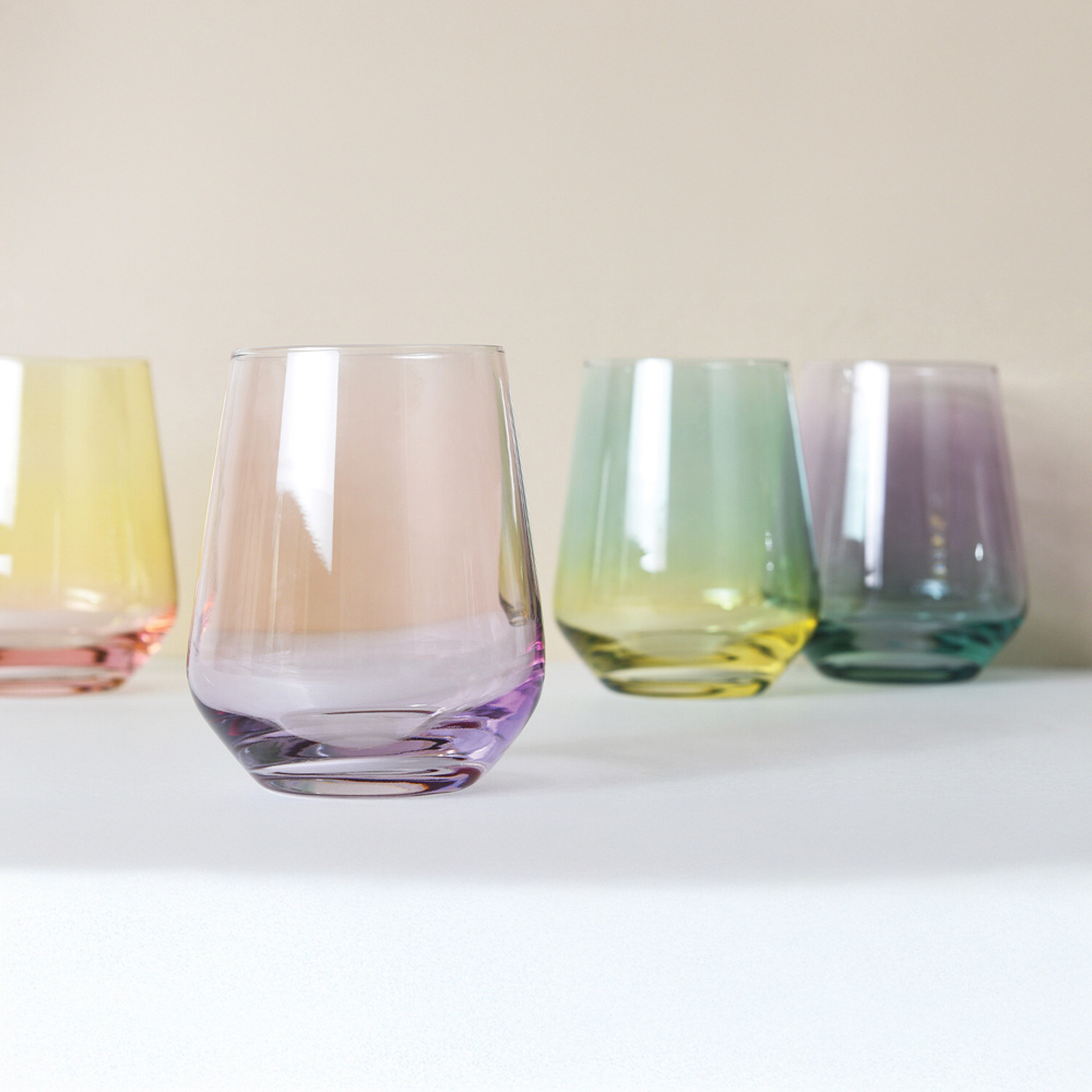 Set of 4 Ombre Glass Tumblers¿ Image 3