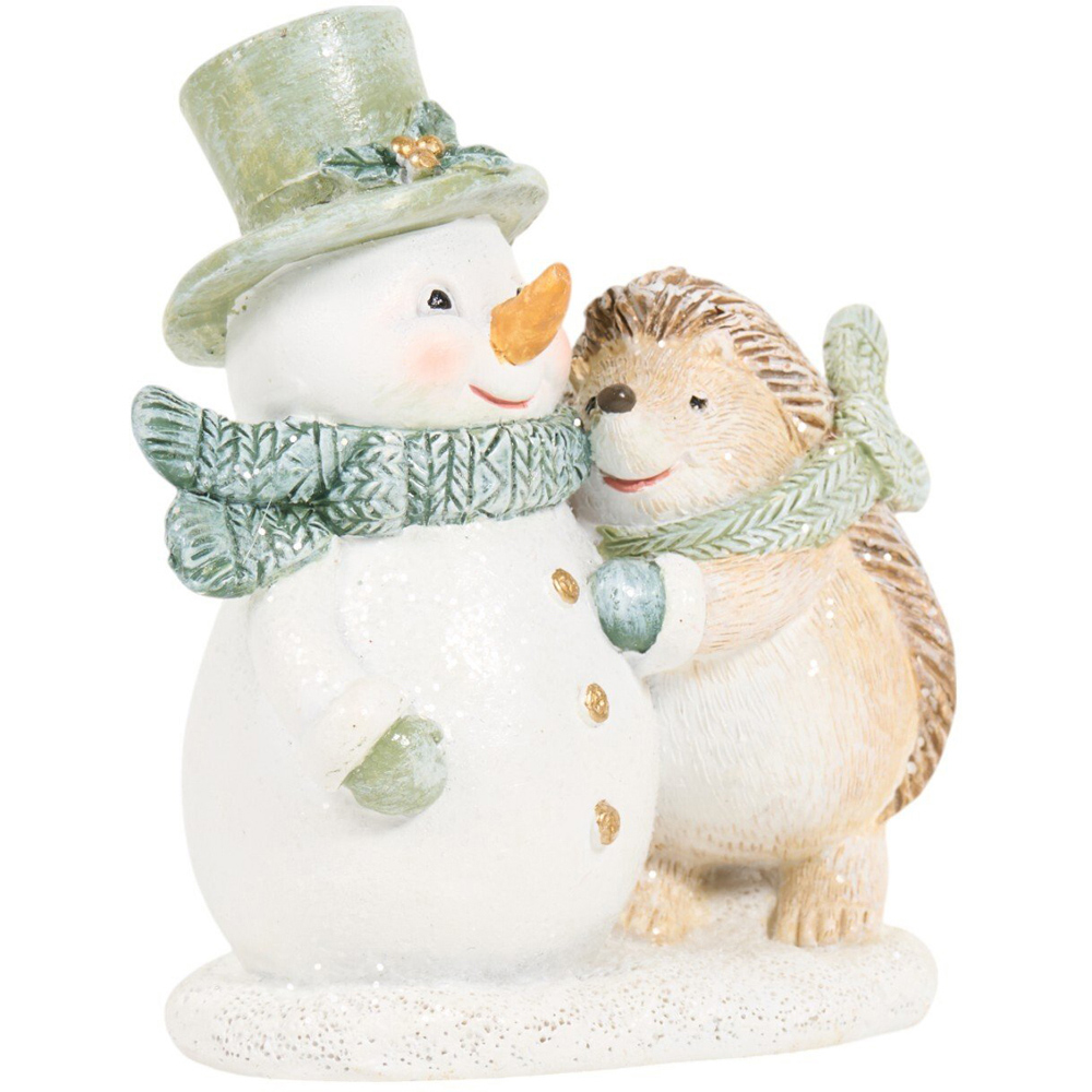 Sage Green Hedgehog Ornament Image 5