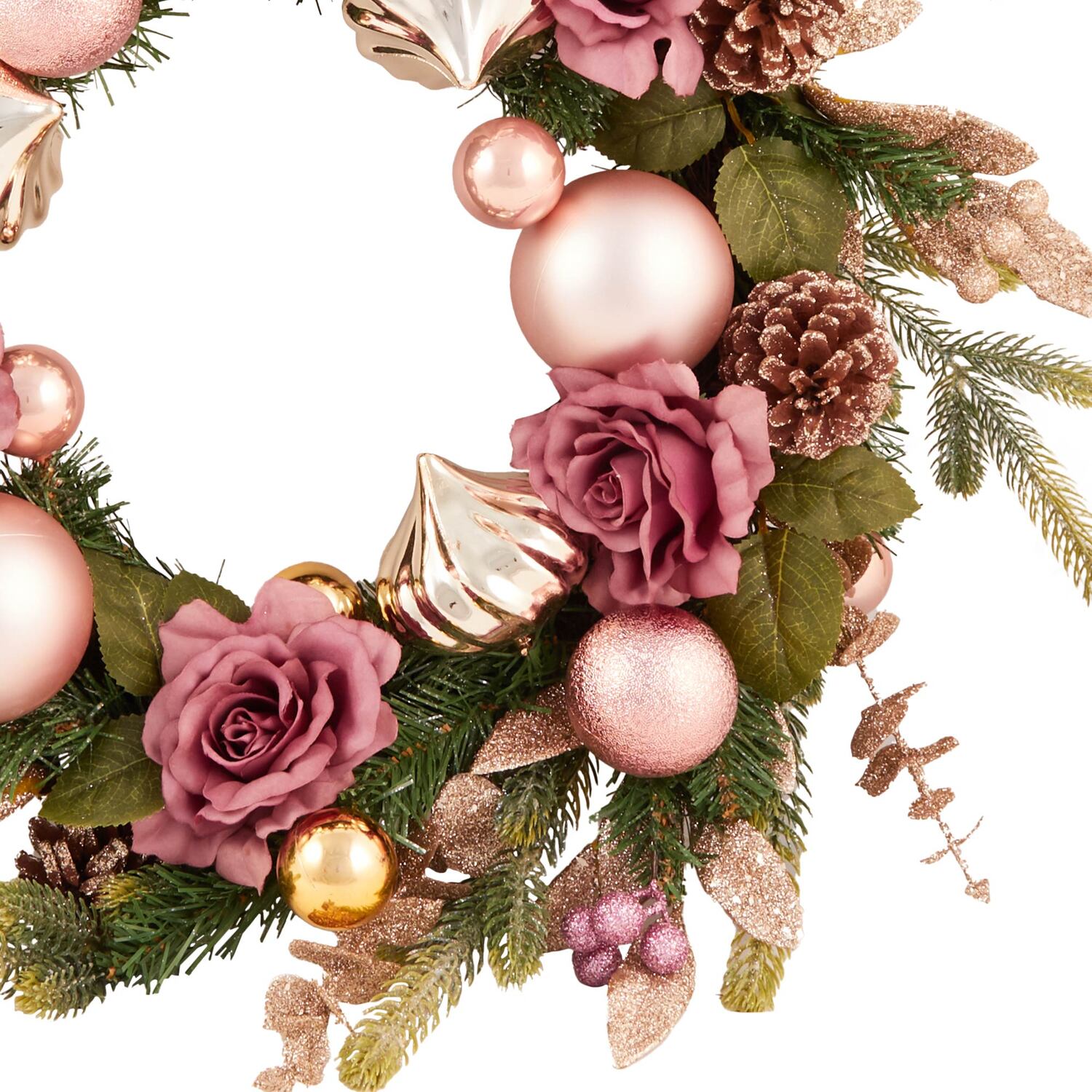 Mauve Rose Wreath Image 3