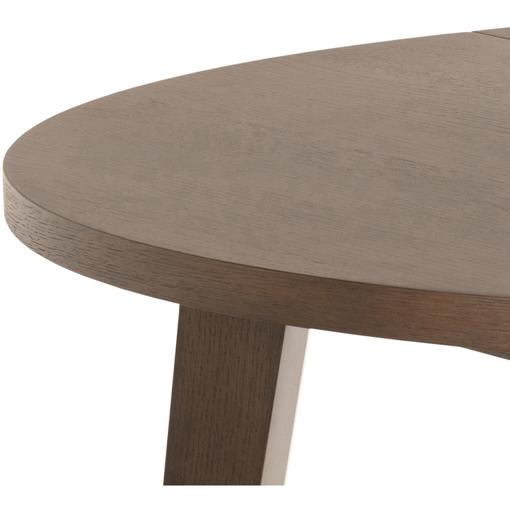 Furniture To Go A-Line Smoked Oak 6 Seater 120-220cm Extendable Round Dining Table Image 8