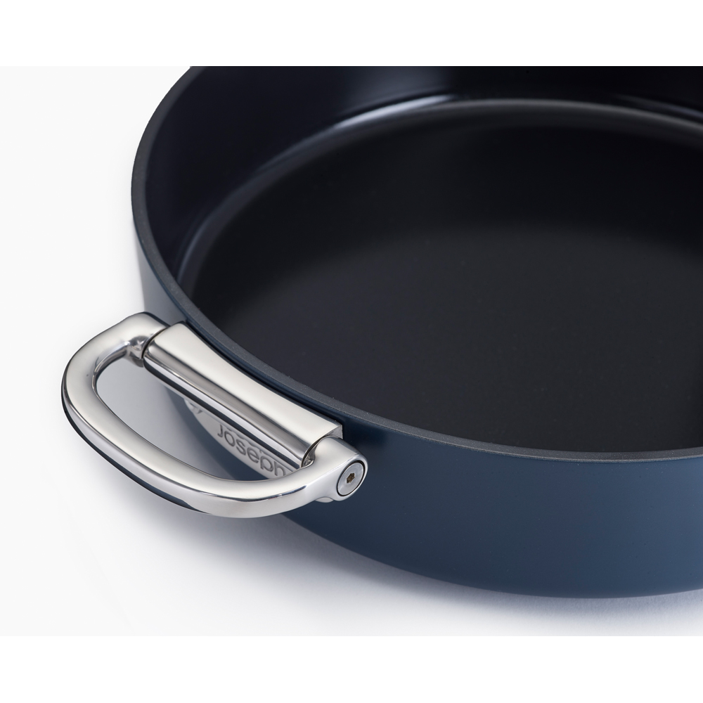 Joseph Joseph Space Blue Ceramic Folding Handle Non-Stick Frying Pan 28cm Image 9