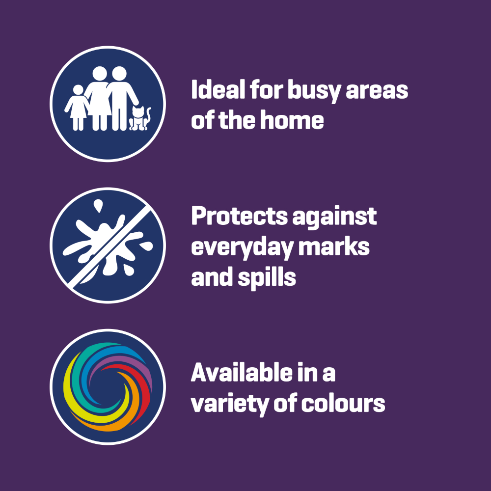 Johnstone's Washable Blue Horizon Matt Emulsion Paint 2.5L Image 5