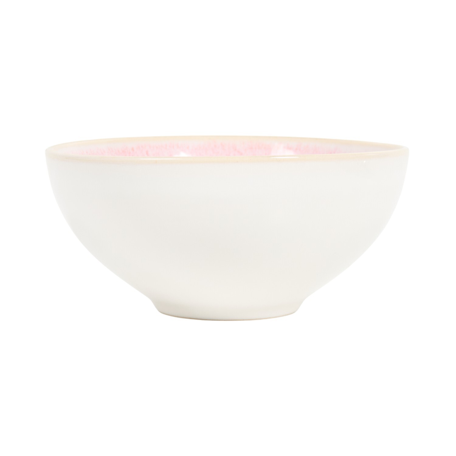 Pastel Reactive Glaze Bowl Pink Image 3