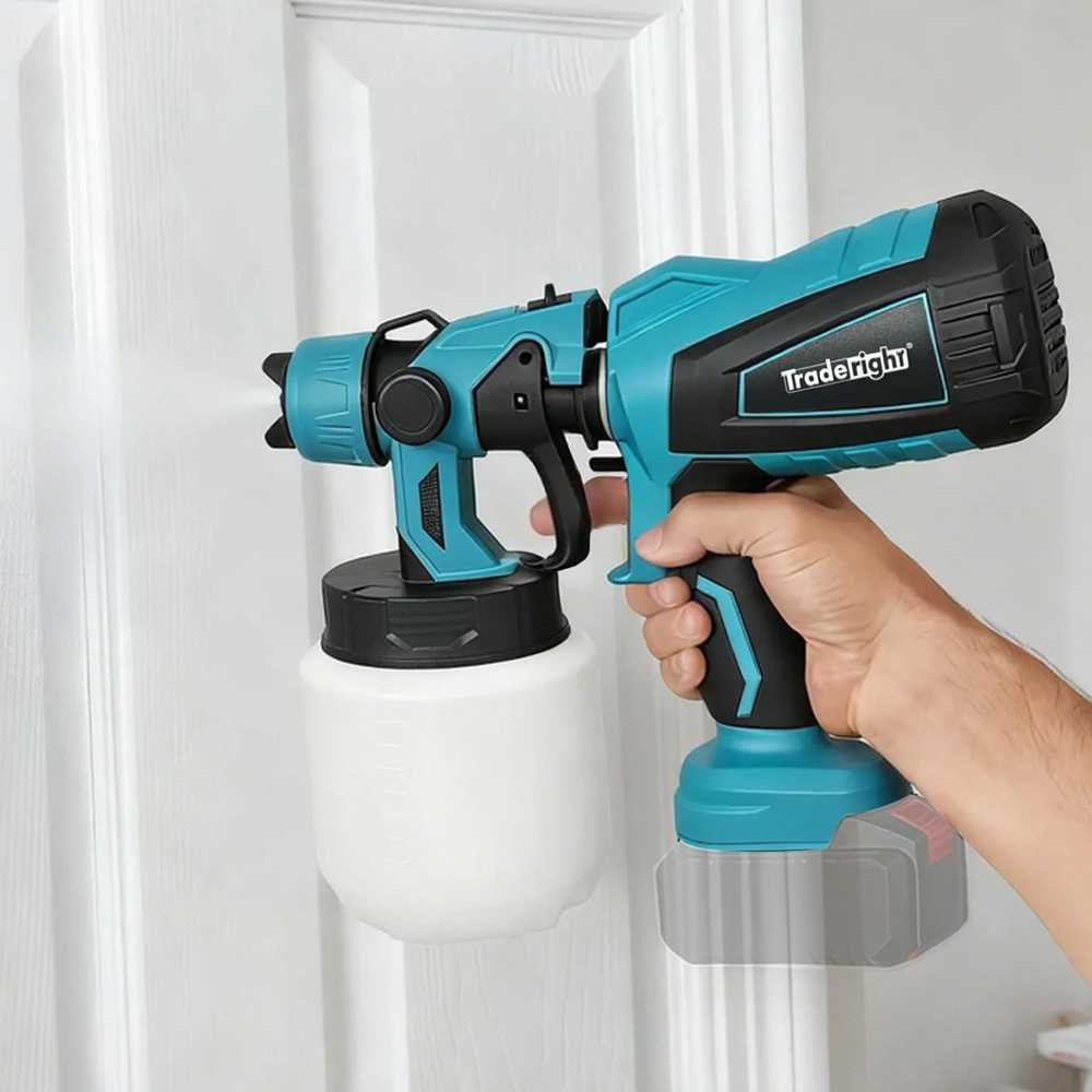 Traderight 1000ml HVLP Cordless Spray Gun 18V Image 4