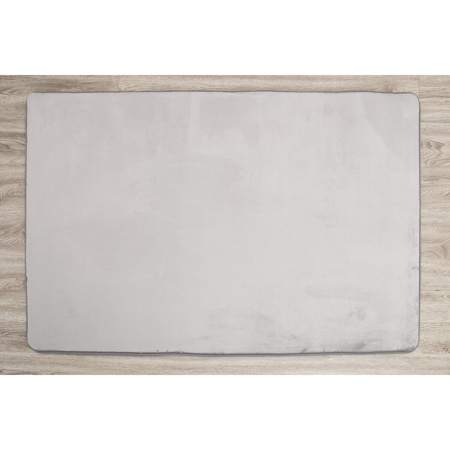 Flannel Cosy Rug - Grey Image 3