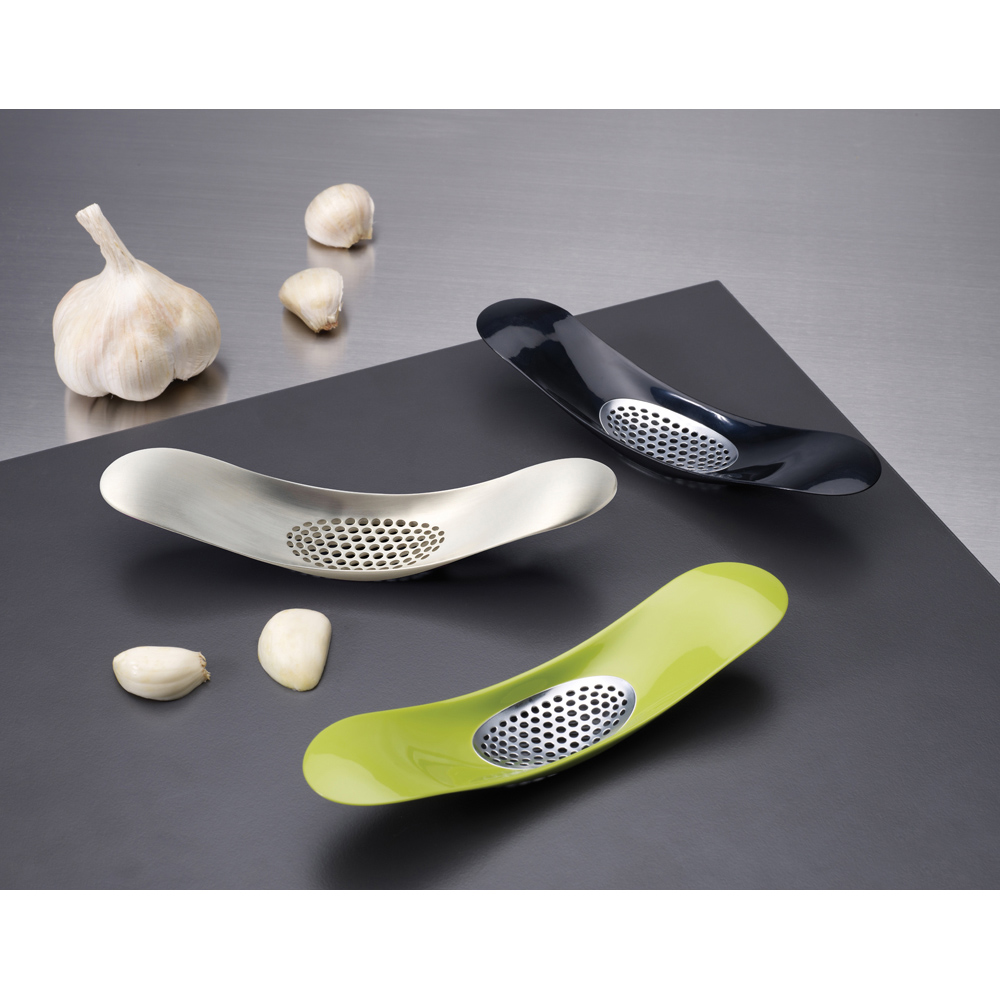 Joseph Joseph Rocker Green Plastic Garlic Crusher Image 3