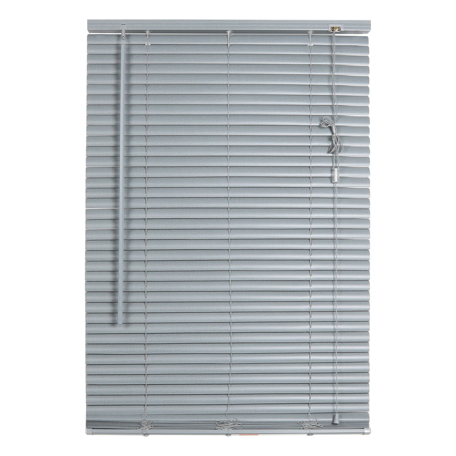 PVC Venetian Grey Linen Blind 120cm Image 2