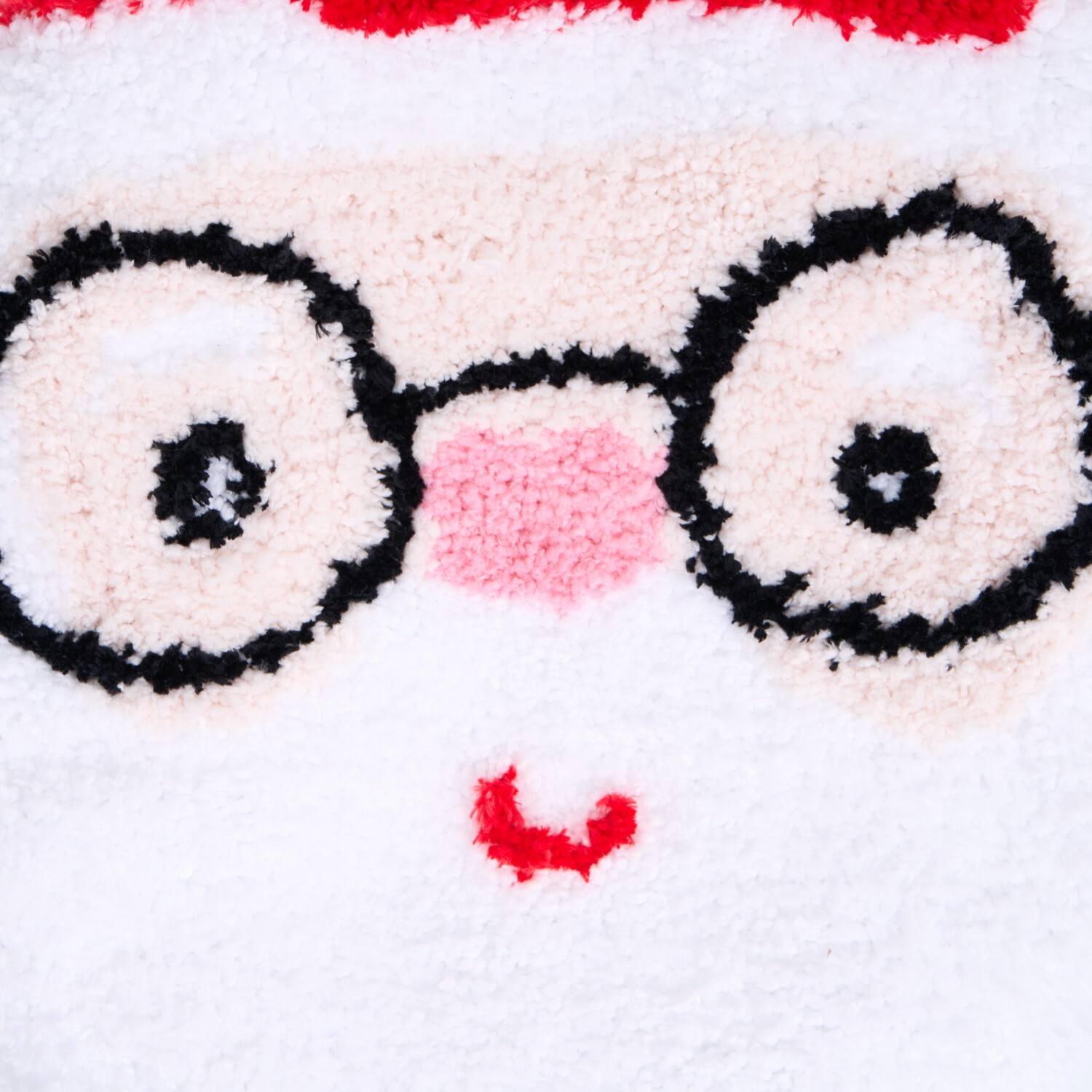 Santa Toilet Seat Cover and Mat Red Image 6