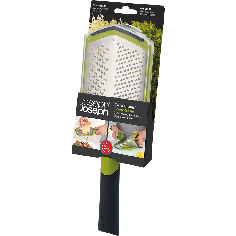 Joseph Joseph Twist Green Coarse and Fine Grater Image 3