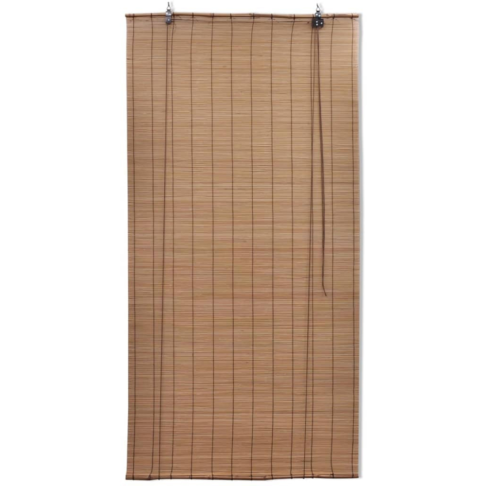 Walplus Bamboo Roller Blind Brown 100 x 160cm Image 2