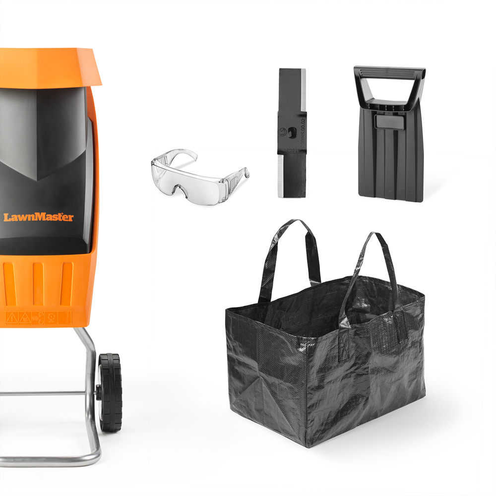 LawnMaster FD2402-01 Impact Electric Garden Shredder with 50L Collection Bag 2400W Image 3