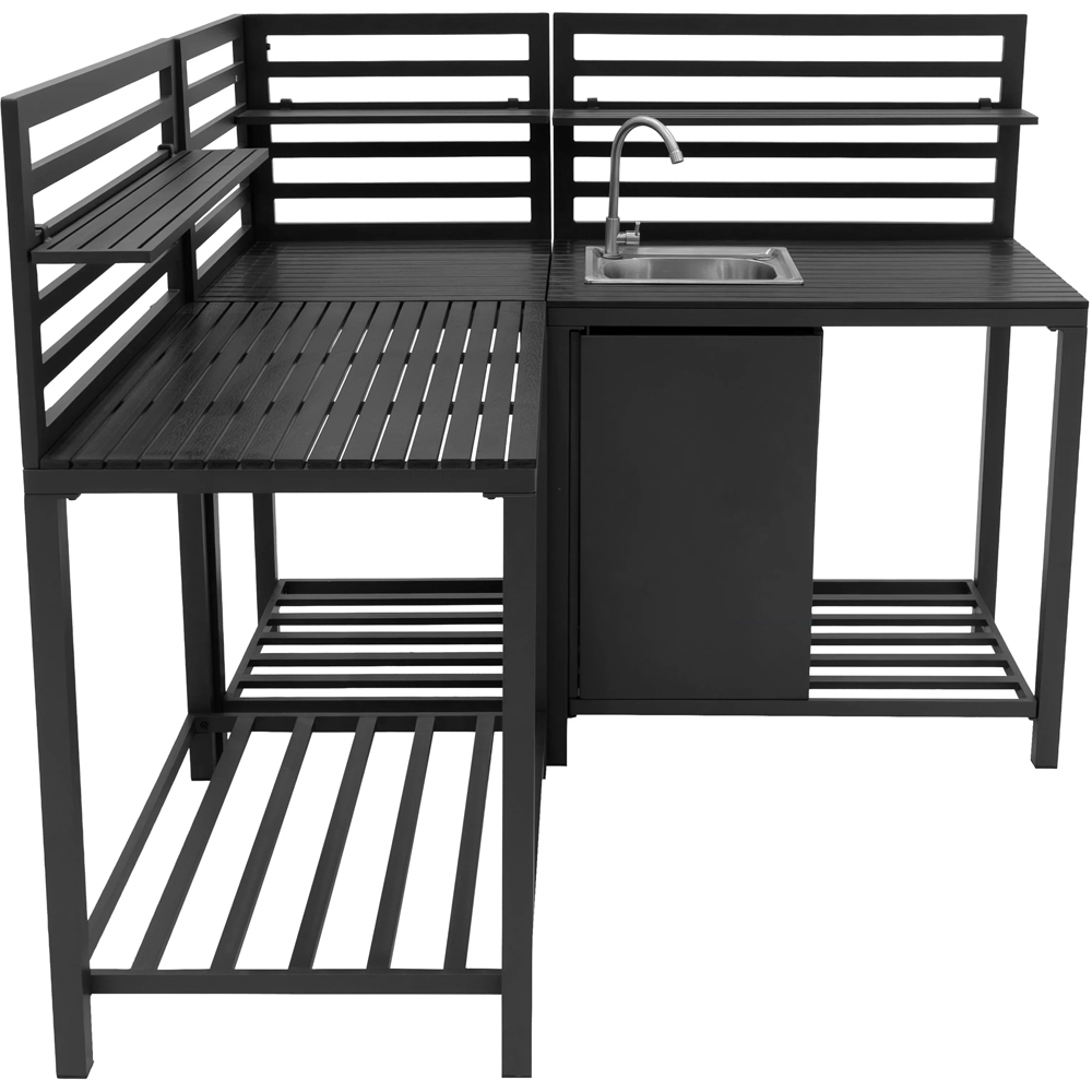 MonsterShop Anthracite Grey 3 Piece Outdoor Kitchen Set Image 3