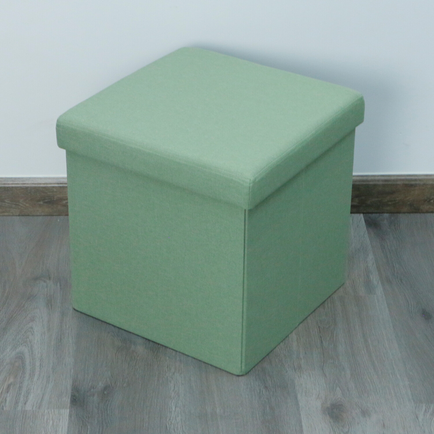 Green Seville Linen Storage Box Image 9