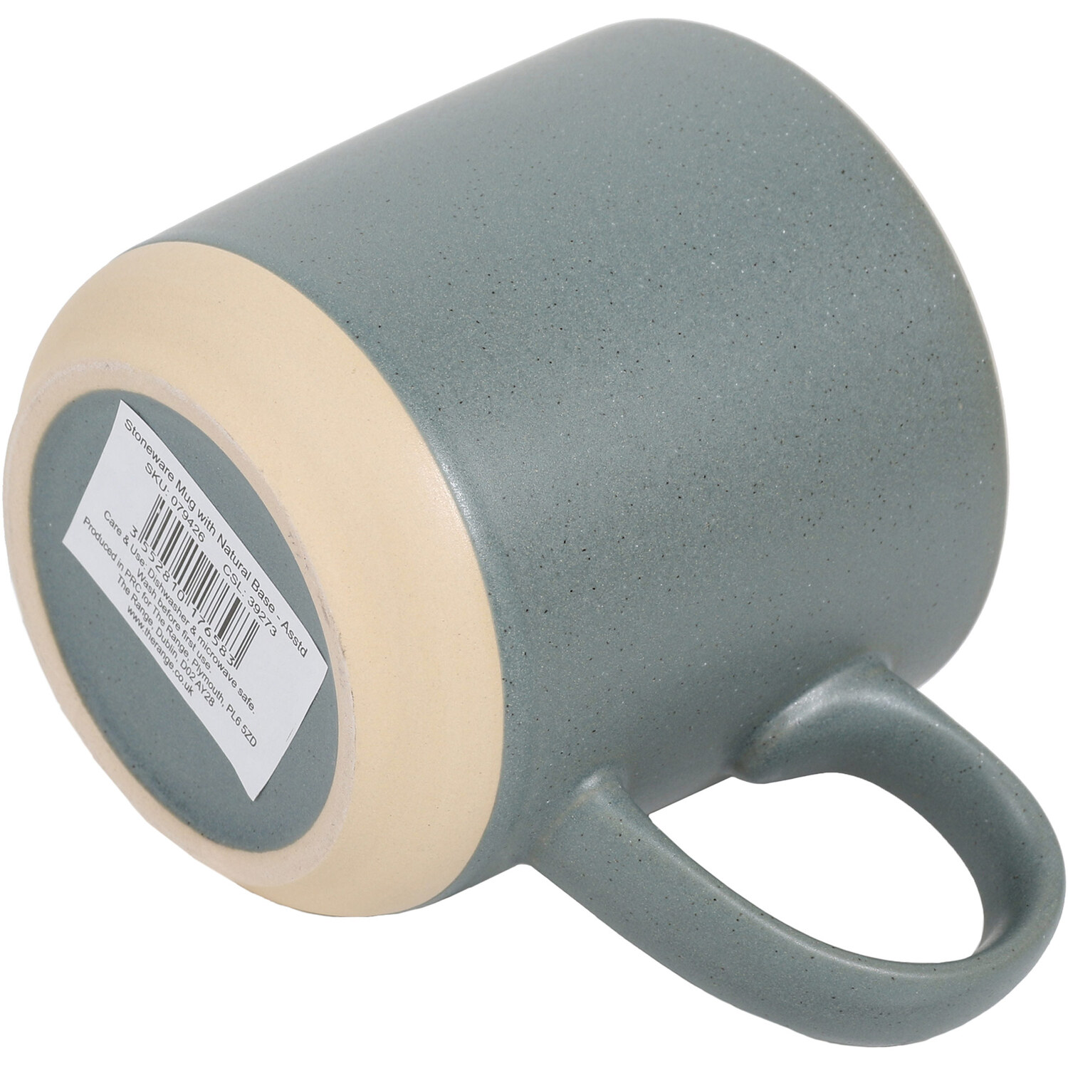 Stoneware Mug with Natural Base Image 3