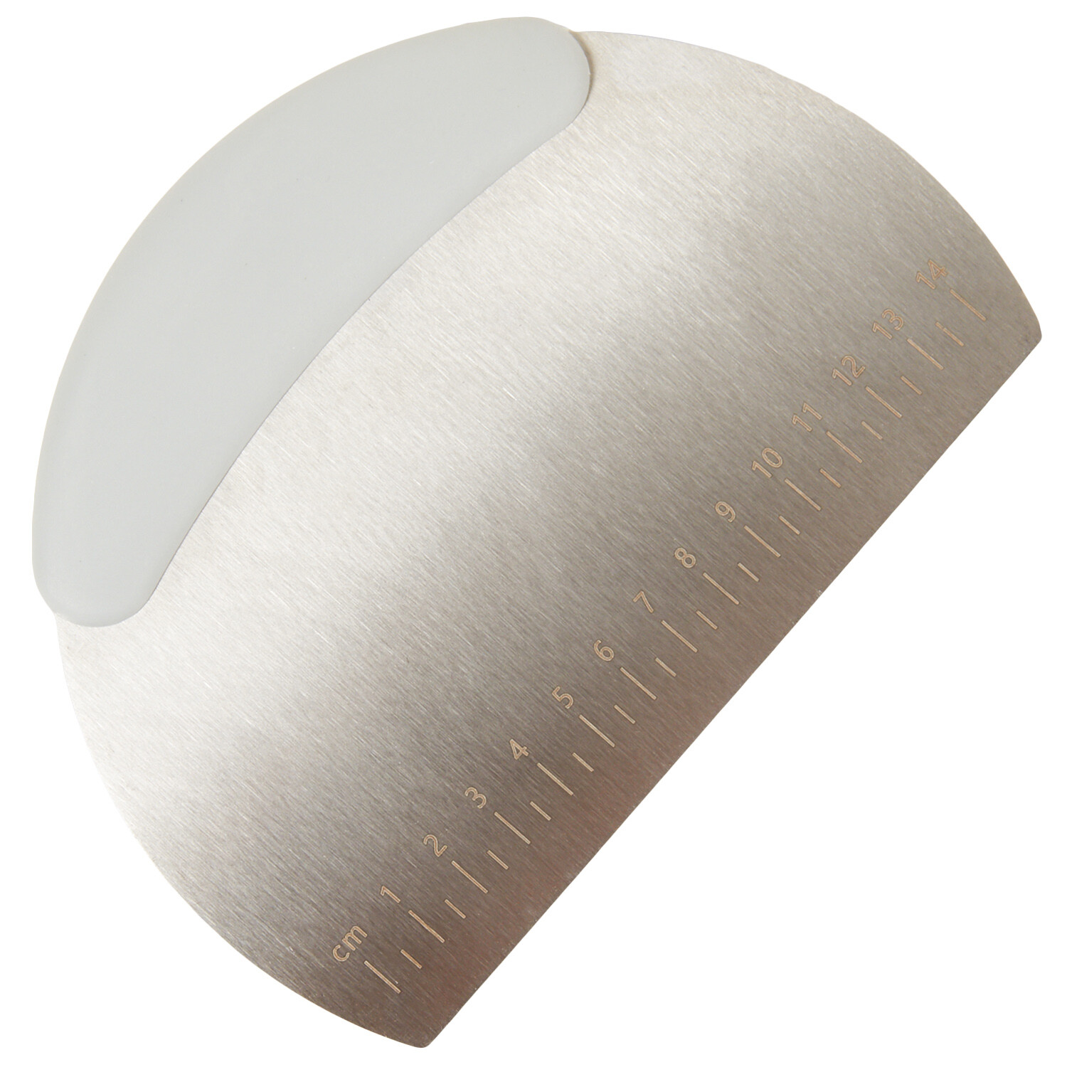 Stainless Steel Scraper with Soft Grip Handle - Silver Image 3