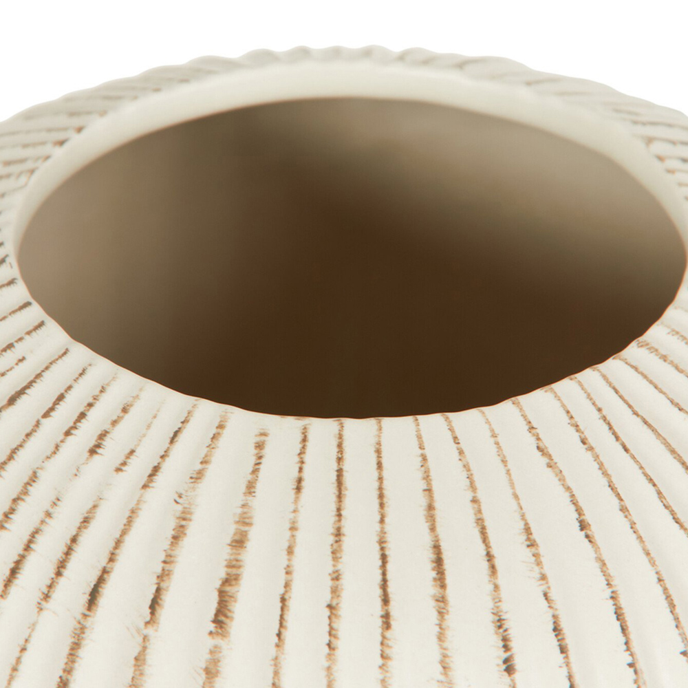 Ava Tall Vase - Cream Image 4
