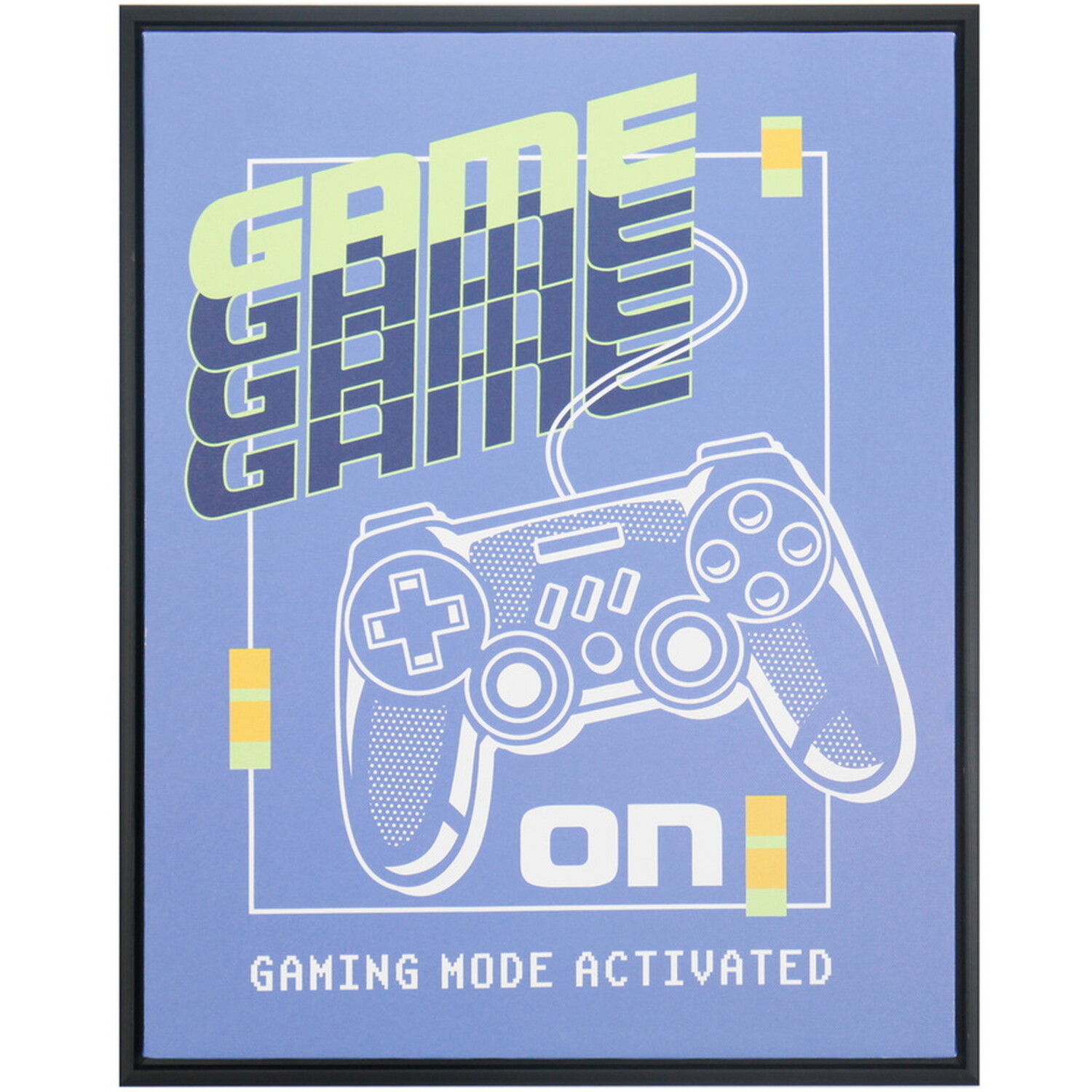 Graphic Gaming Framed Print - Multicolour Image 3