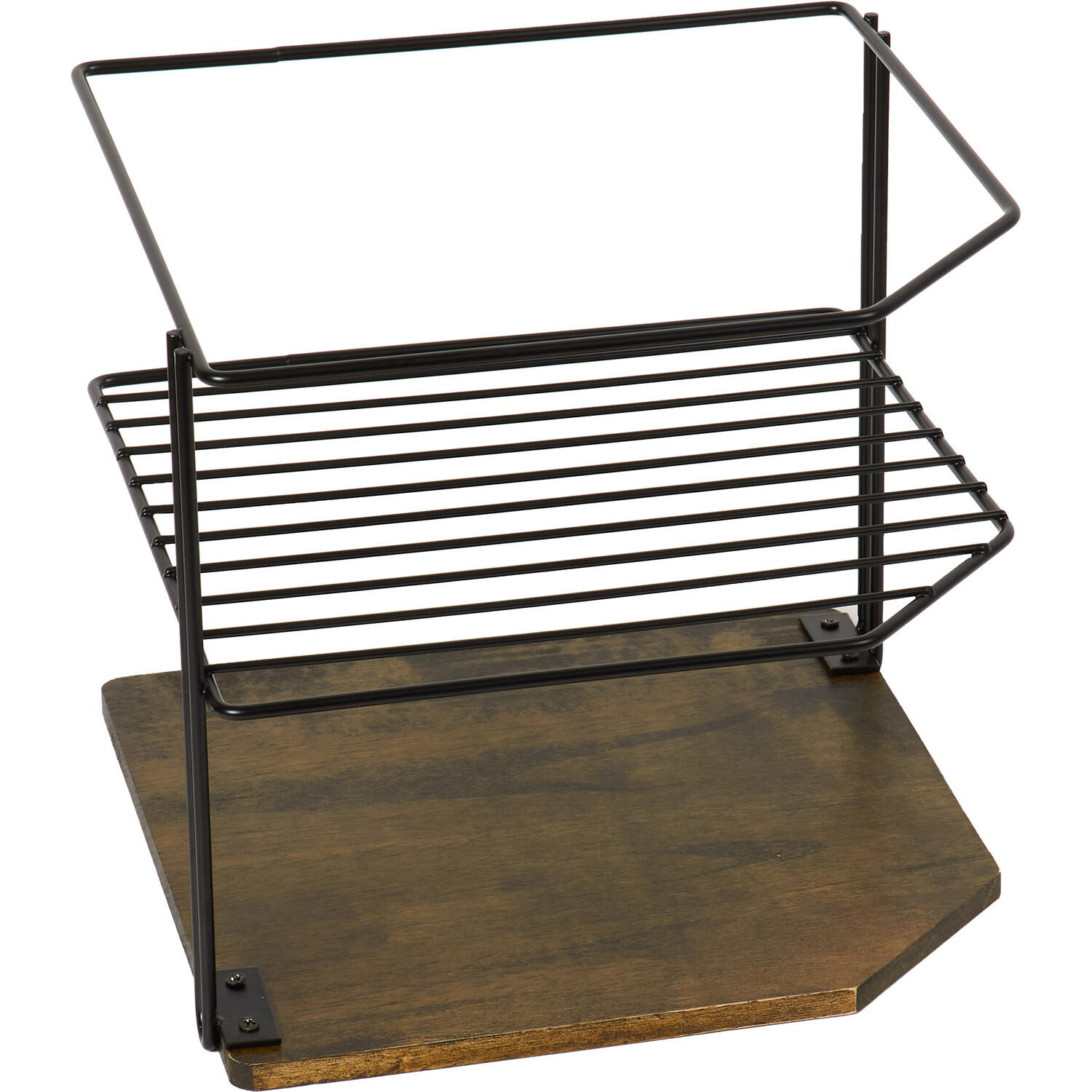 Malmo Corner Plate Stand - Black Image 3