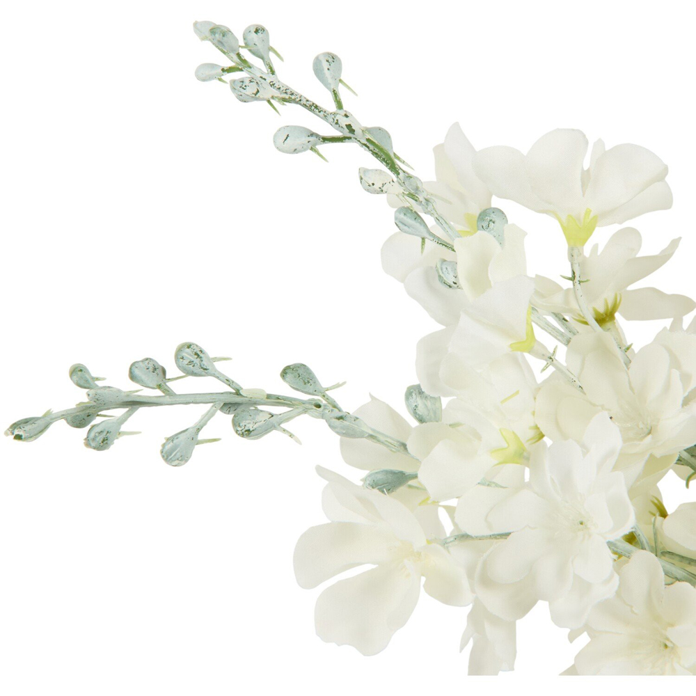 Large Delphinium Vase Arrangement Cream Image 5
