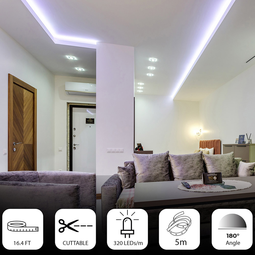Ener-J 24V 6000K COB LED Strip Lights 5 meters Image 7