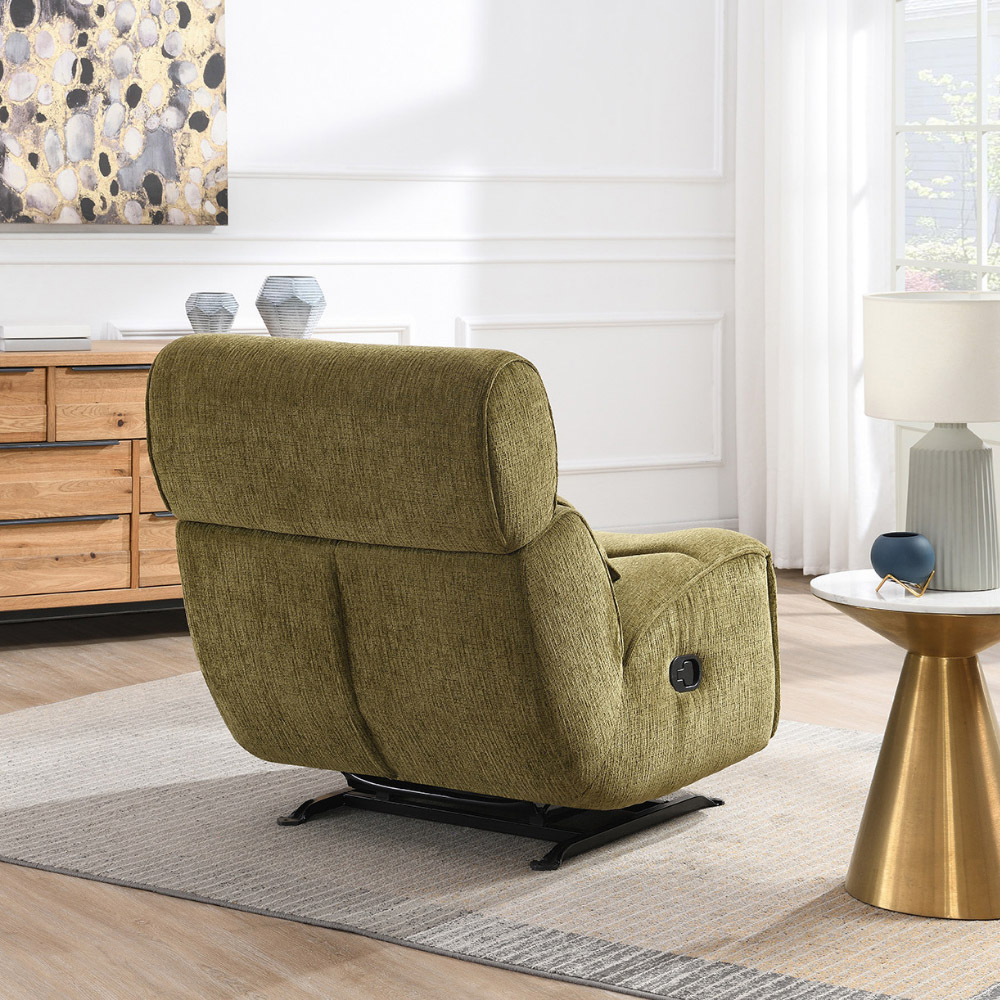 Inverin Olive Manual Recliner Rocker Chair Image 4