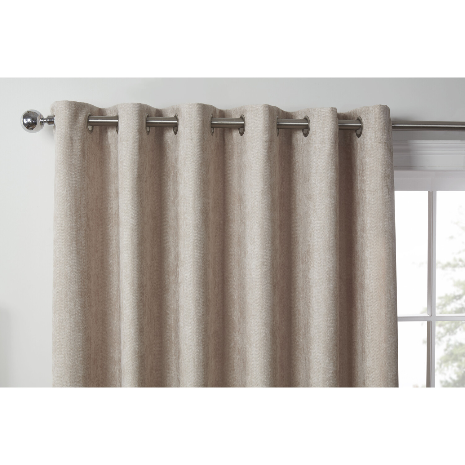 Divante Alden Thermal Curtains - Natural / 183cm / 168cm Image 4