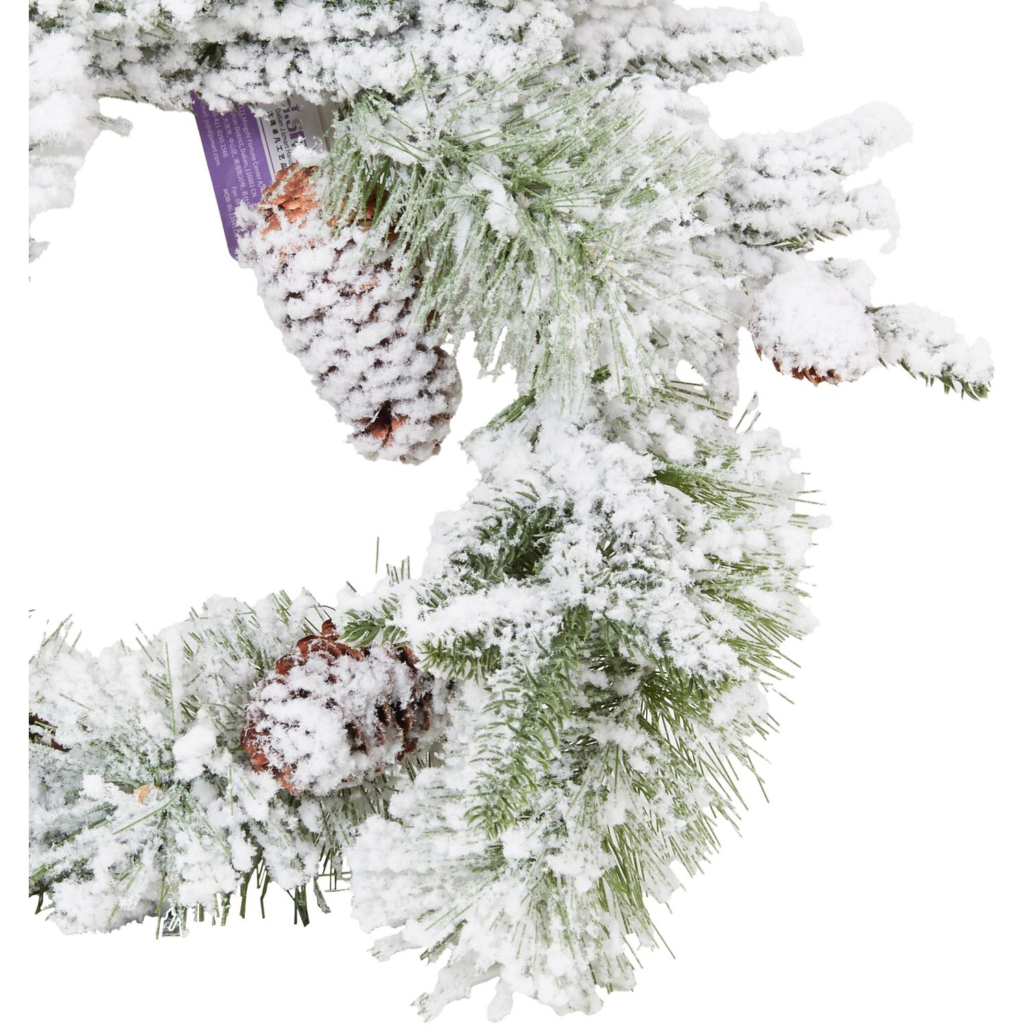 Frosted Pinecones Candle Ring Image 3