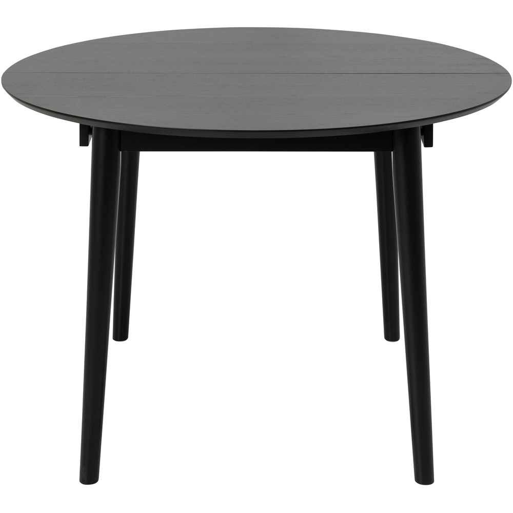 Furniture To Go Montreux Black 6 Seater 115 to 154cm Round Extending Dining Table Image 2