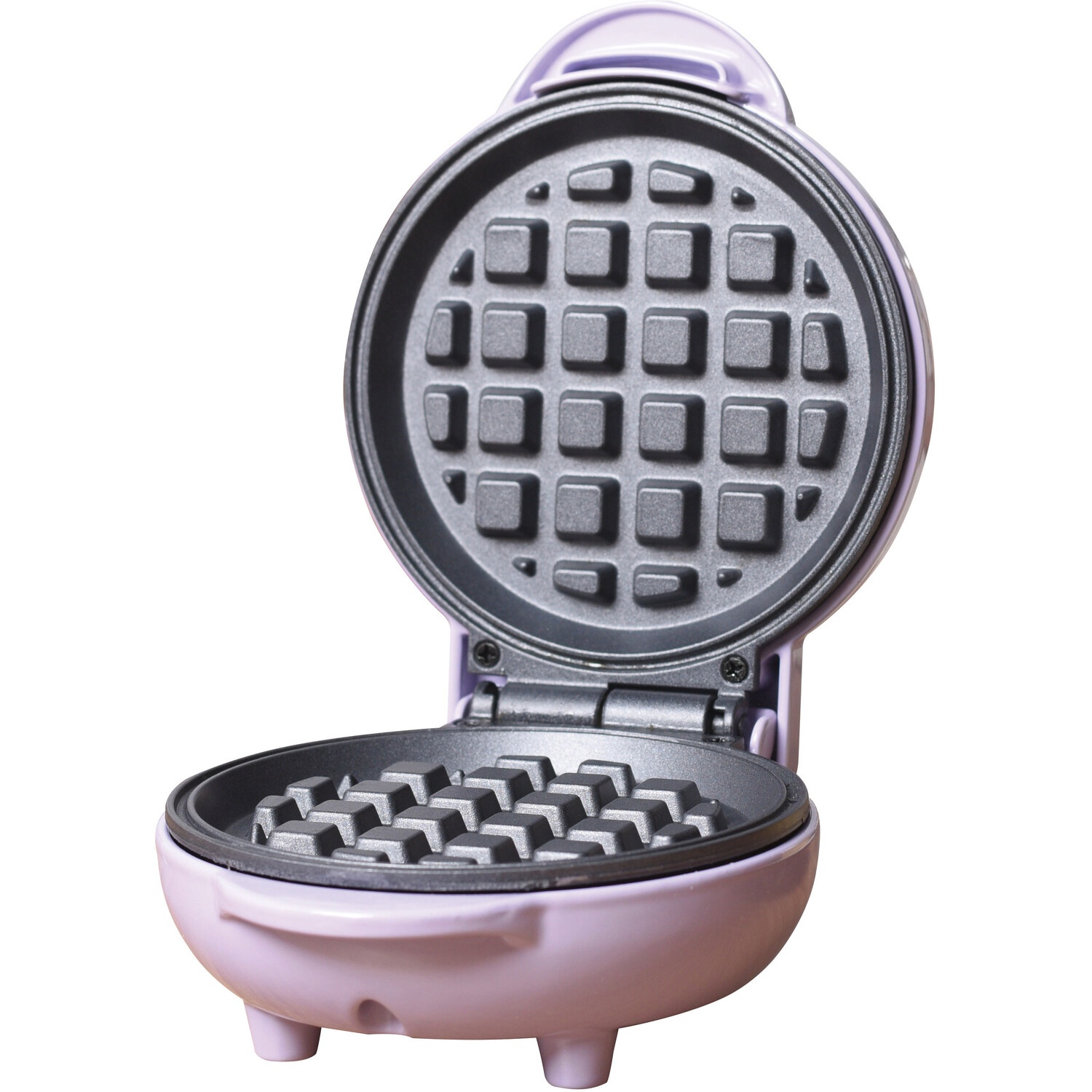 Purple 2.5 inch Mini Waffle Maker Image 5