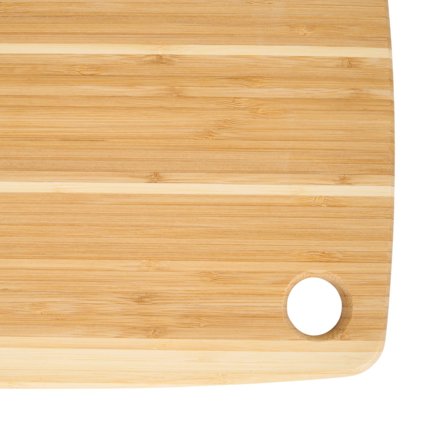 Bamboo Two Tone Chopping Board Natural Image 3