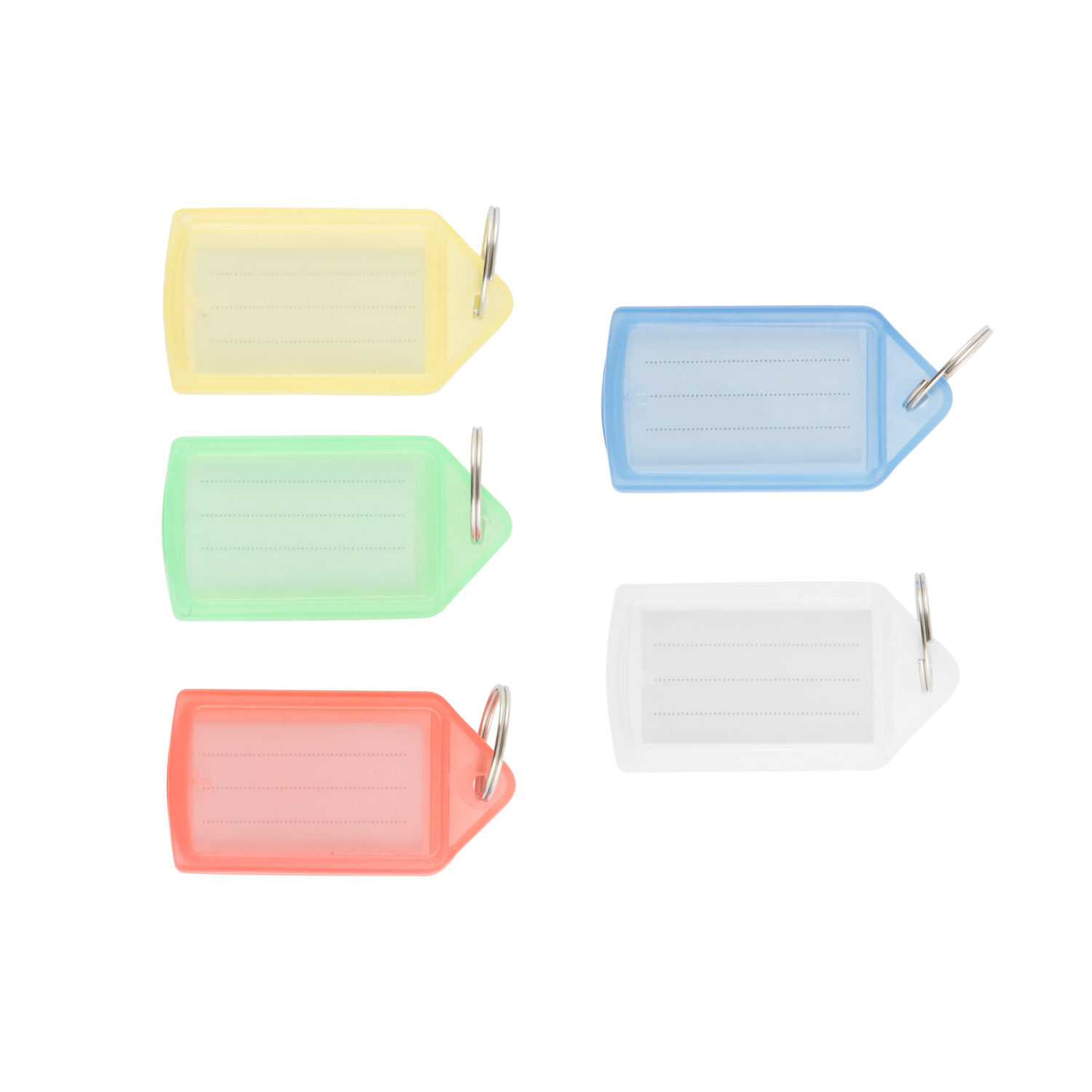 Hiatt Plastic Key Tag Fixing 5 Pack Image 2