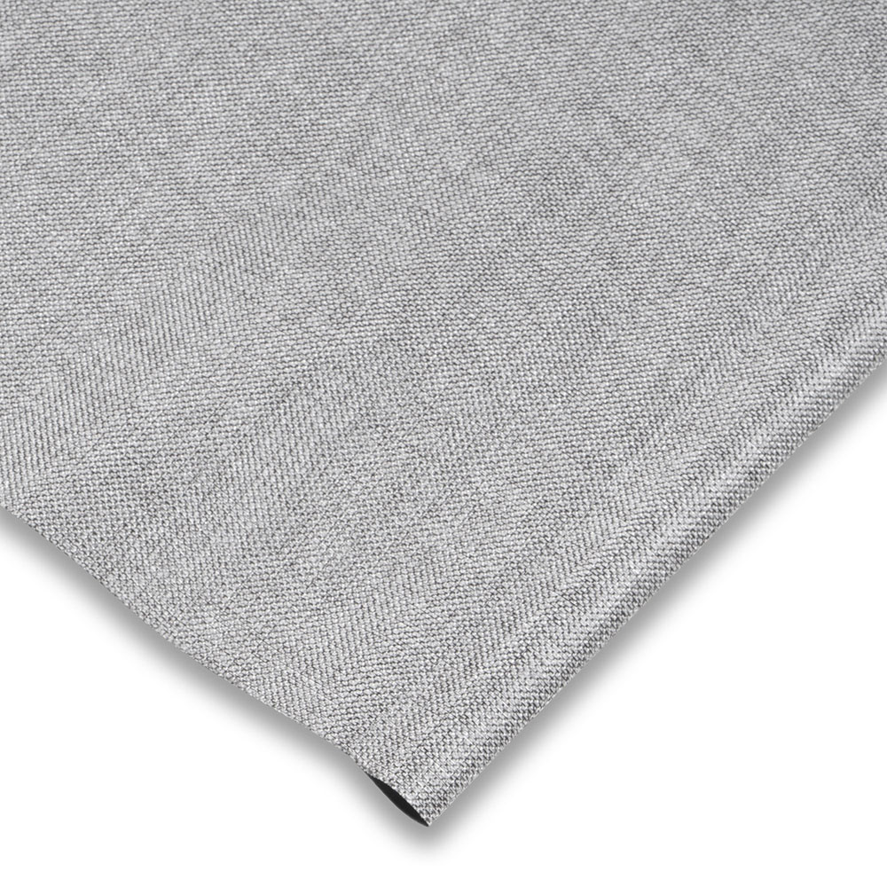 Textured Blackout Roller Blind Silver 90cm Image 4