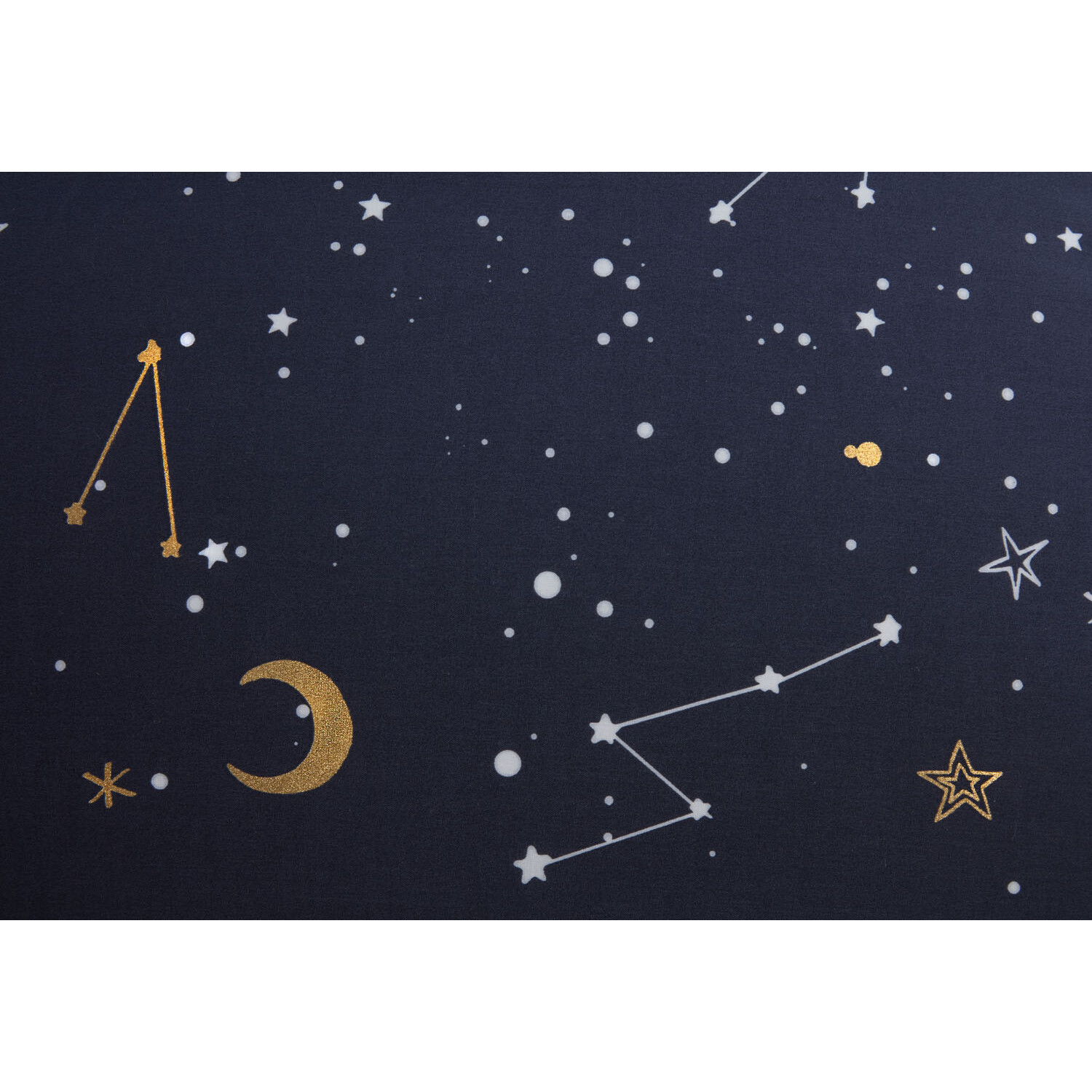 Divante King Size Celestial Metallic Duvet Cover and Pillowcase Set Image 4