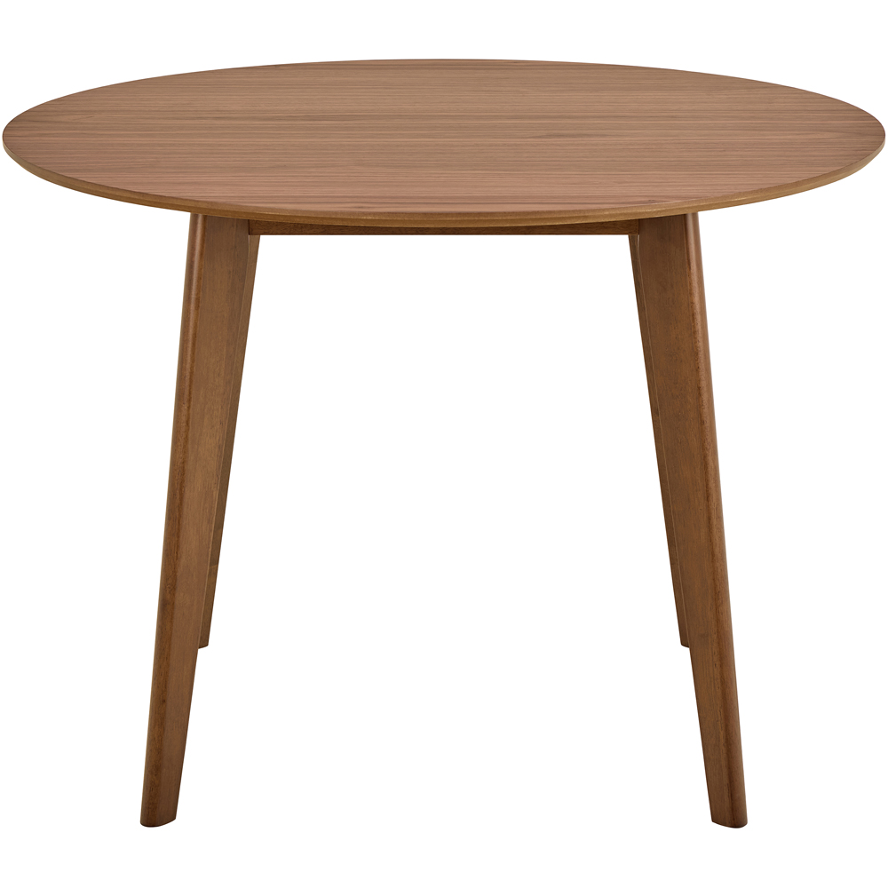 Furniture To Go Roxby Walnut 4 Seater Round Dining Set Image 3
