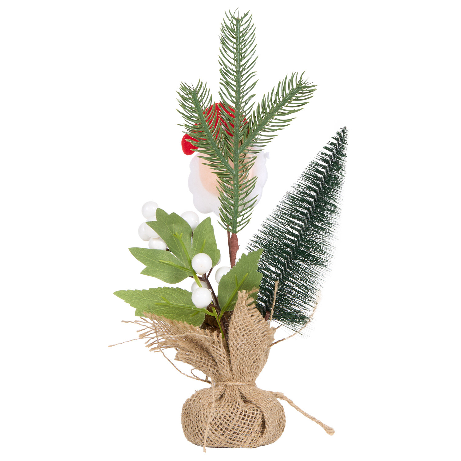 Santa Floristry Pot Decoration Multicolour Image 3