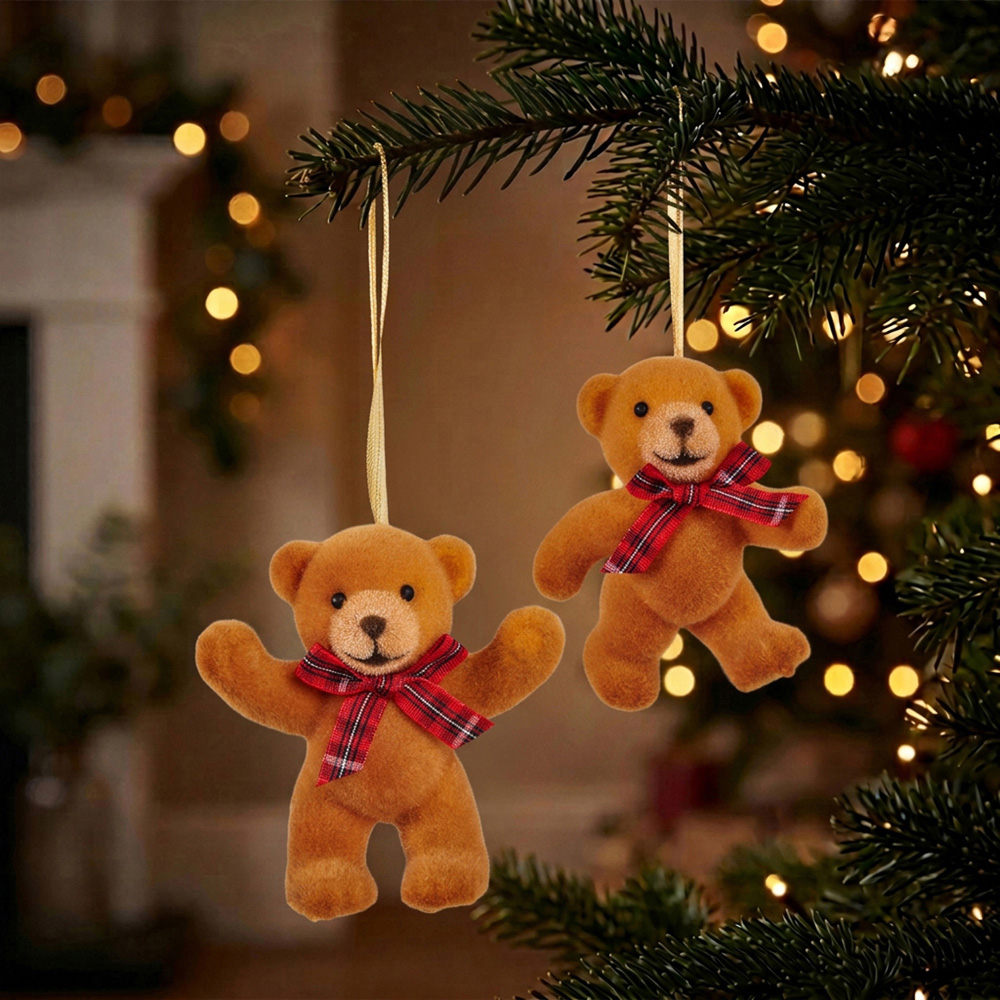 Cute Hanging Bear Decorations - Brown Image 2