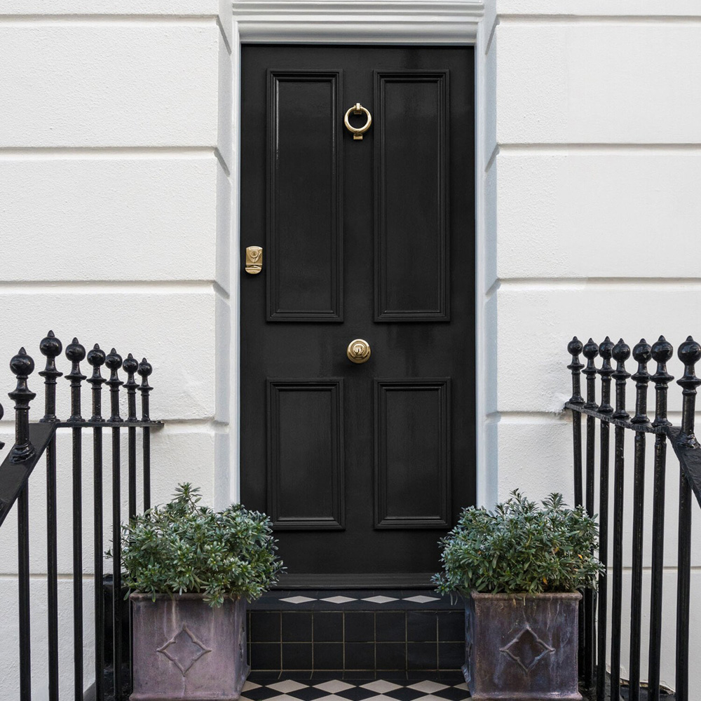 Crown Quick Dry Jet Black Gloss Wood and Metal Paint 750ml Image 2