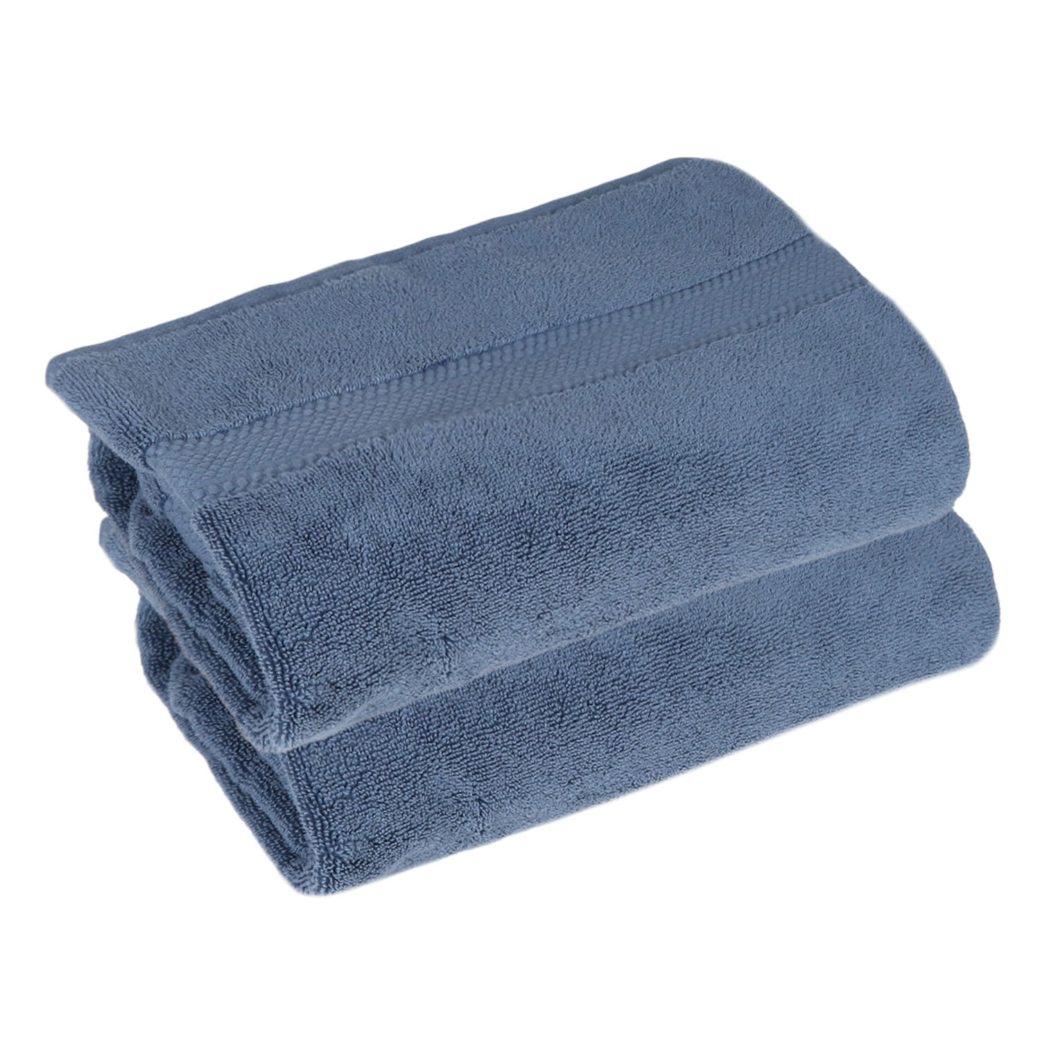 Deluxe Cotton Denim Hand Towel Image 2