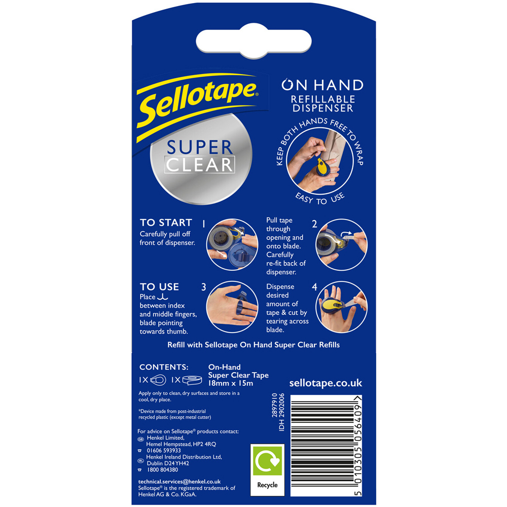 Sellotape On Hand Dispenser Image 2