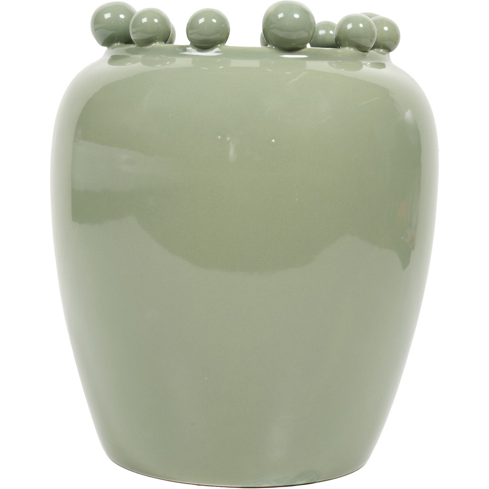 Sage Large Ball Edge Vase Planter Image 3