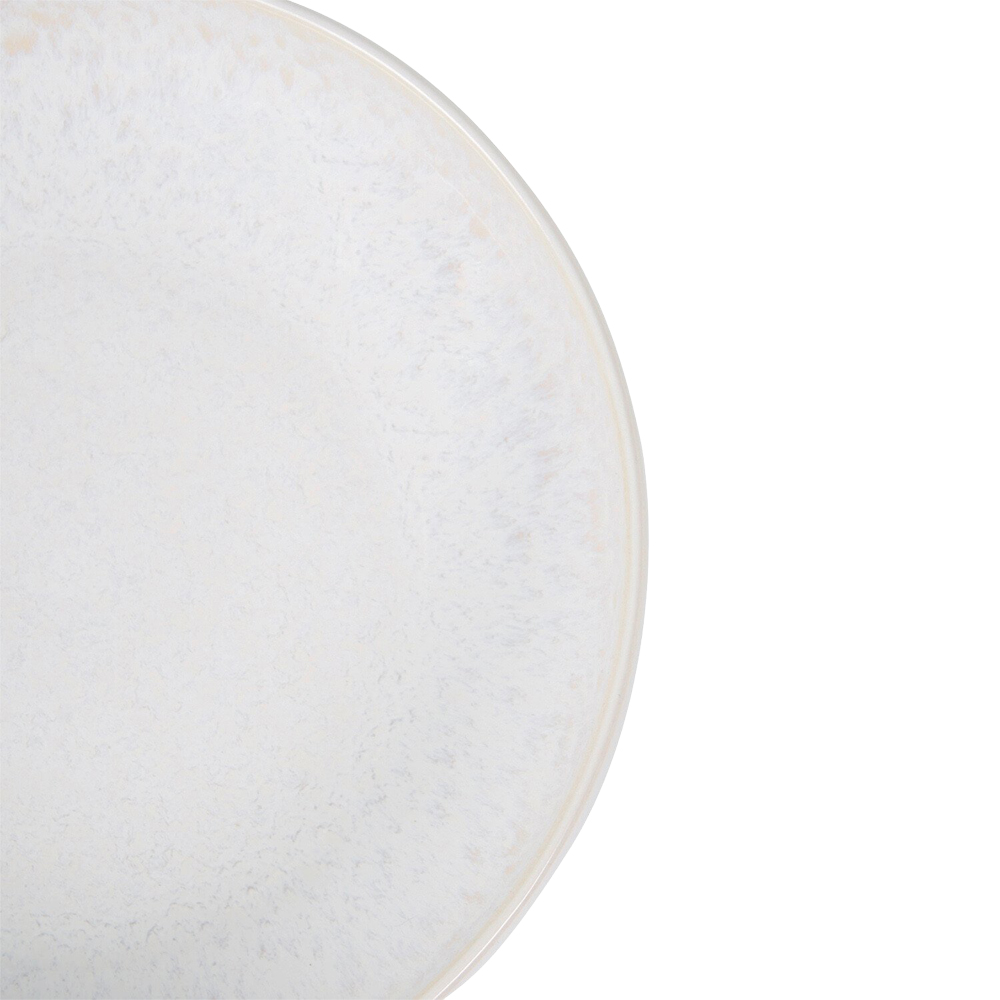 White Textured Pasta Bowl - White Image 5