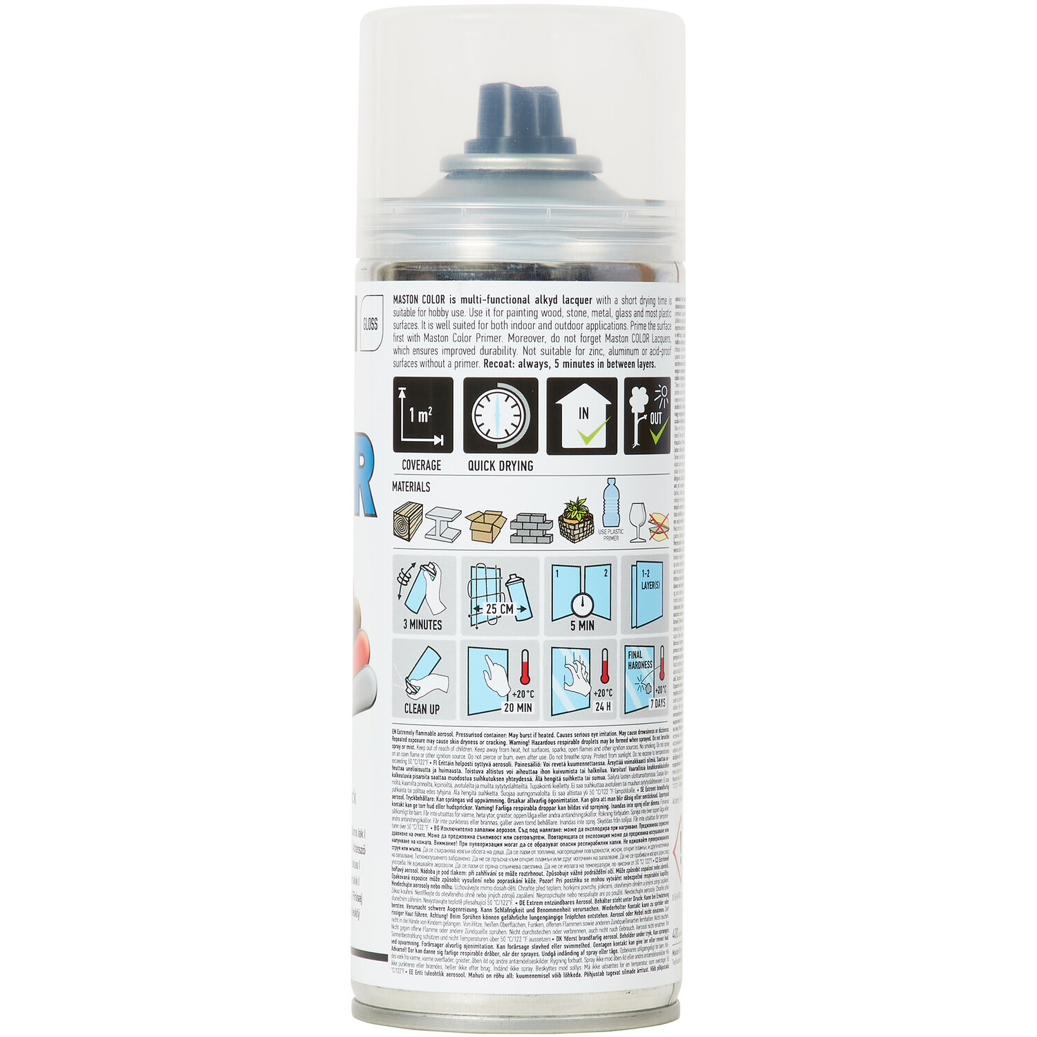 Maston Spray Color Gloss Varnish Image 3