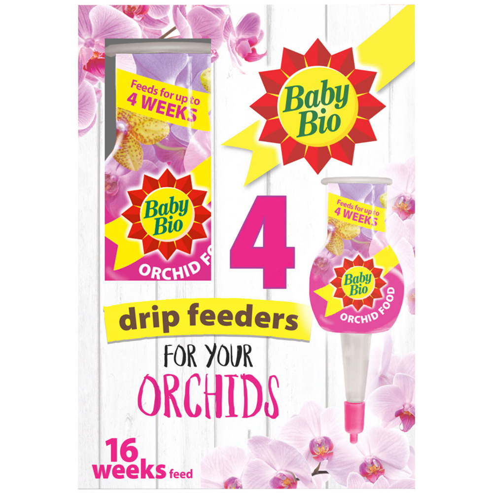 Baby Bio Orchid Drip Feeders 40ml 4 Pack Image 2
